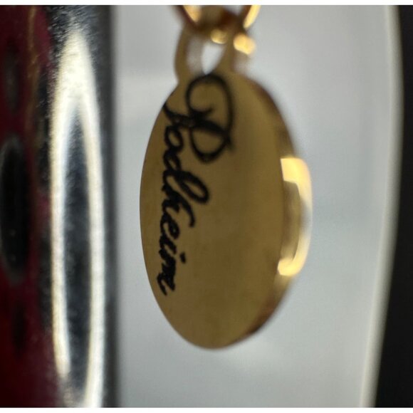 Handcrafted Heart Locket Pearl Ruby Garnet Natural/Glass Beaded Necklace - Picture 3 of 6